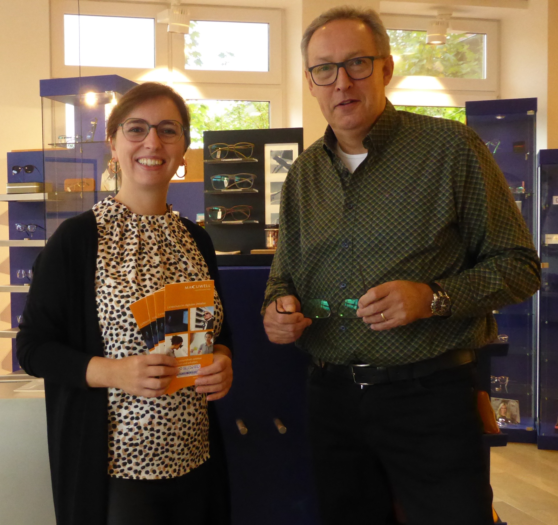Verena Wildermann und Florian Hillebrand – Augenoptikermeister bei Hillebrand